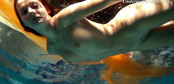  Edwige slutty teen underwater